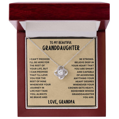 "Remember Whose GrandDaughter You are" Necklace