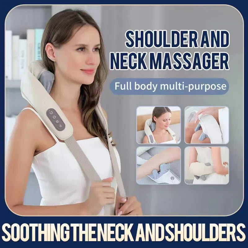 ❤️Last Day 50% OFF🔥SootheMate - The New Neck And Shoulder Heat Massager