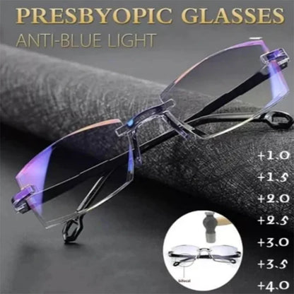🔥Hot Deal Today🔥Sapphire Antiblue Progressive Far And Near Dual Use Glasses